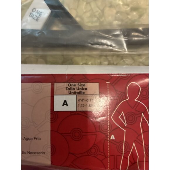 Disguise Pokemon Ultra Ball Costume Kids One Size Pikachu Pokeball Outfit - Picture 6 of 9